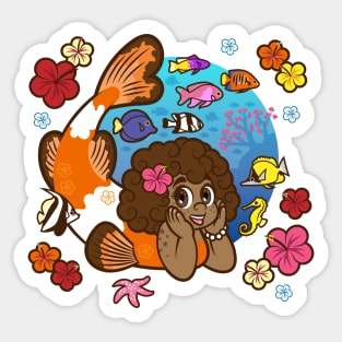 Pacific Mermaid Sticker